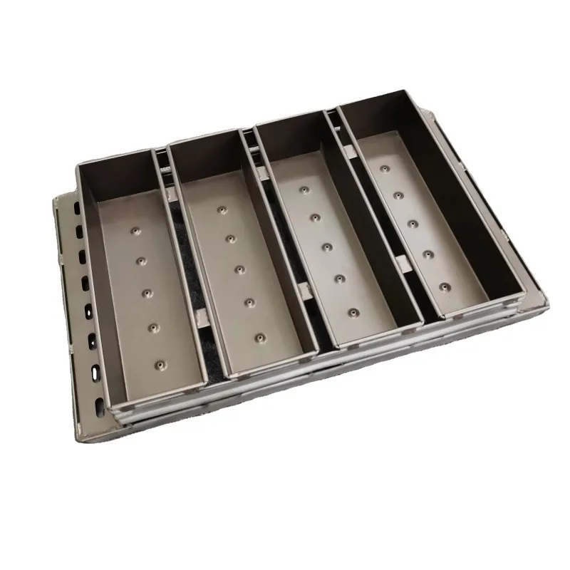 Custom-designed commercial metal baking trays for bundling bread trays