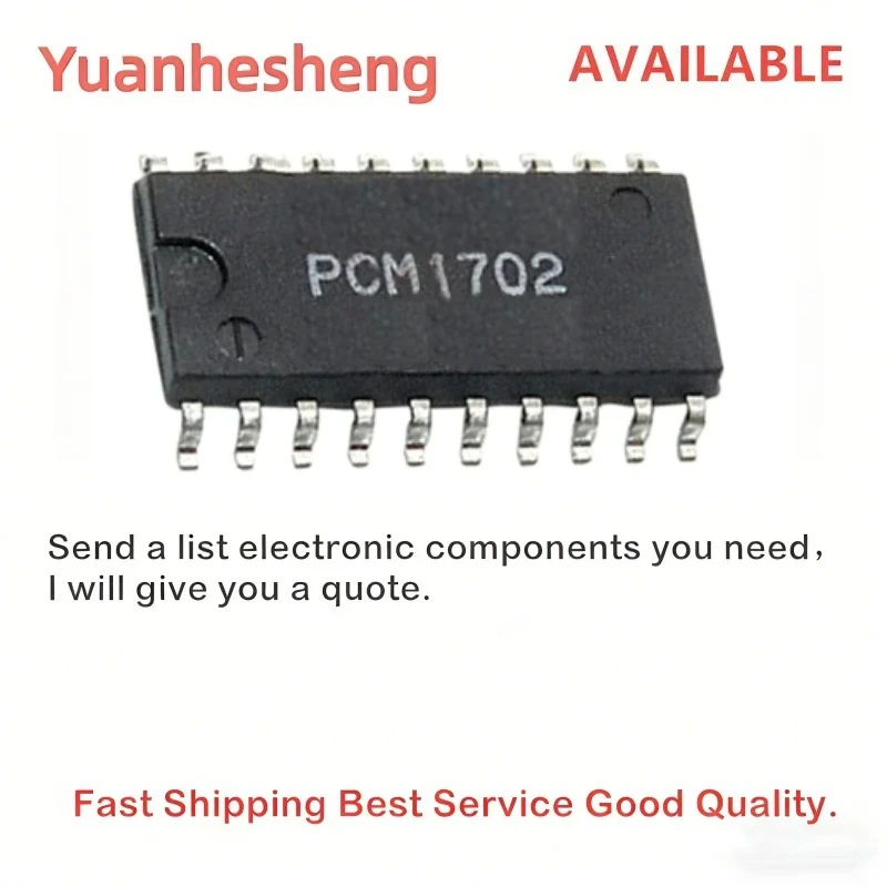 2PCS/Lot Original PCM1702U-K PCM1702U PCM1702 SOP20  SNR stereo DAC IC chip