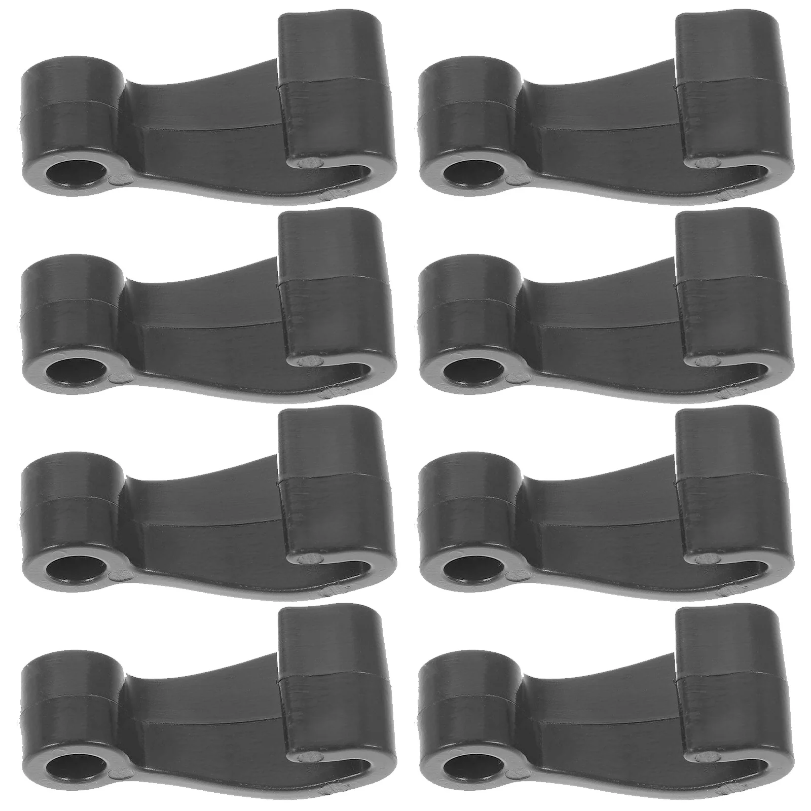 8 قطعة كاياك J السنانير البلاستيك الأسود جلد كليب قارب كاياك مجداف مجلس مرفق الربط والعتاد هوك الملحقات #1