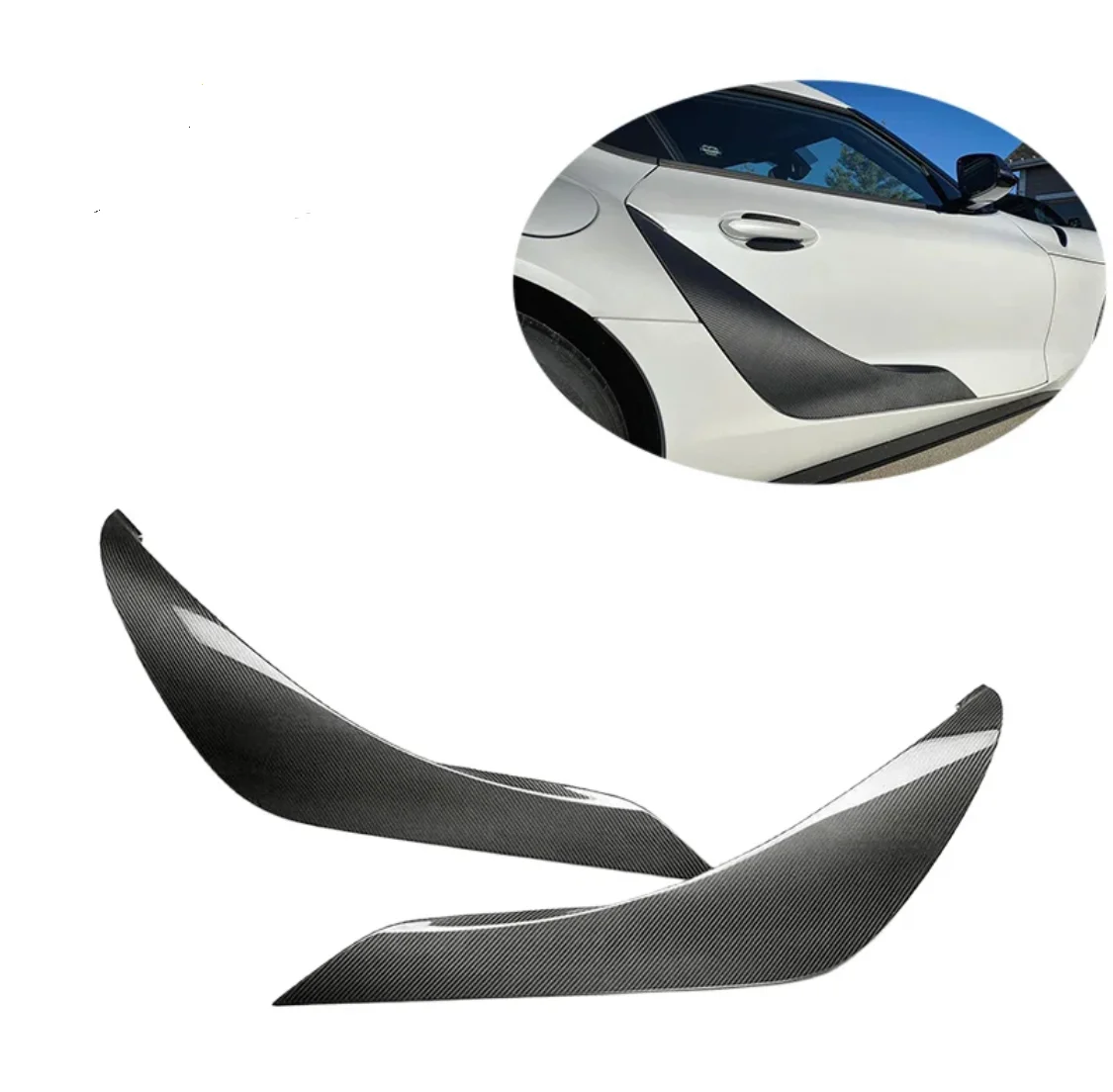 

Carbon Fiber Side Fender Door Garnish For Supra GR A90 A91 MKV 2019+