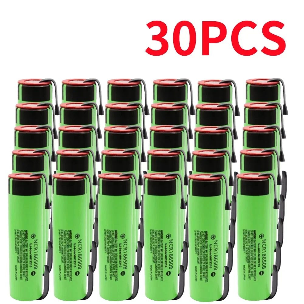 New 100% full capacity 18650 NCR18650B rechargeable lithium-ion battery 3.7V 3400mAh battery DIY nickel sheet