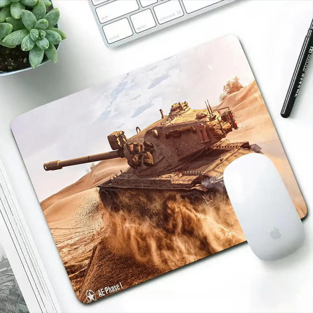 World tank war Mouse pad Small Gaming MousePad Anti-slip Rubber Carpet Keyboard Mouse Mat PC Gamer Mat For CS GO 18x22 Carpet