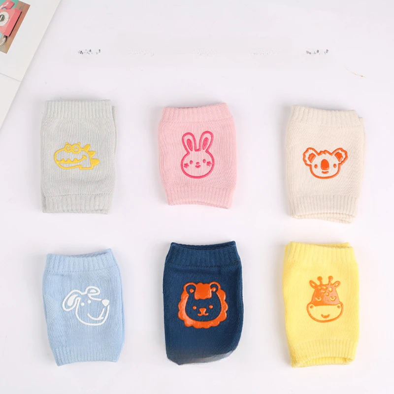 Baby Knee Pad Kids Safety Crawling Elbow Pads Baby Non-slip Kneepad Infants Anti-fall Protector Safety Leg Warmer Cartoon view 2