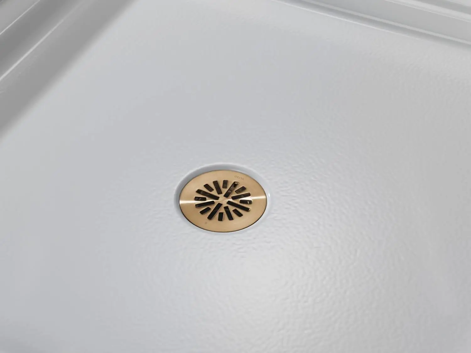 Round Shower Floor Gold, Drain Kit, Round Drain, Chrome Drain,