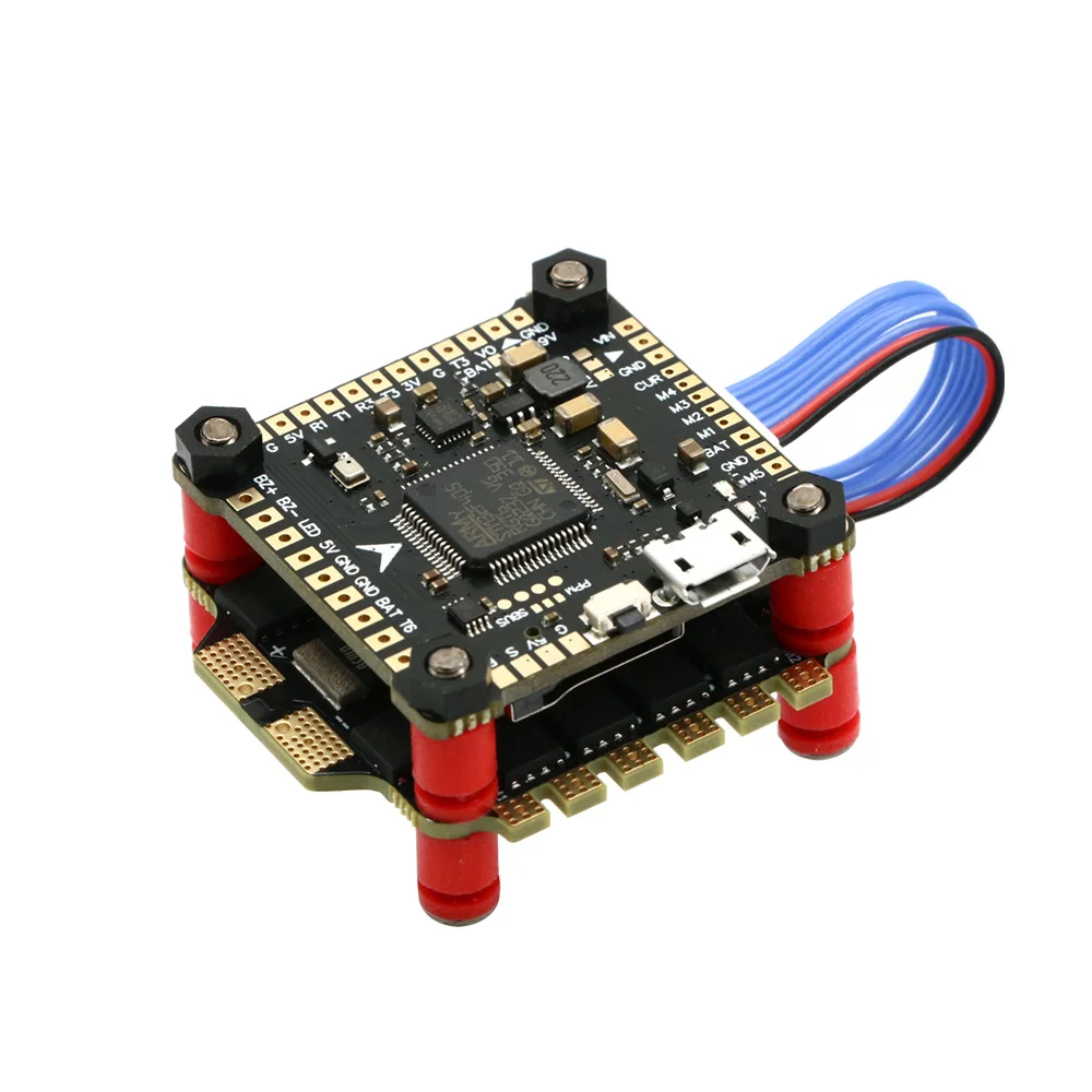 LANNRC F4 V3S PLUS التحكم في الطيران و4 في 1 45A 60A ESC Stack OSD 2-6S 45A BLHeli_S ESC لآلة النقش FPV s