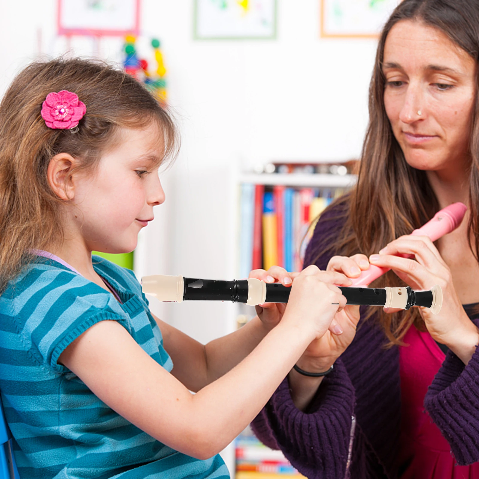 

Treble Clarionet Clarinet for Beginners Kids Black Resin Musical Instrument Child