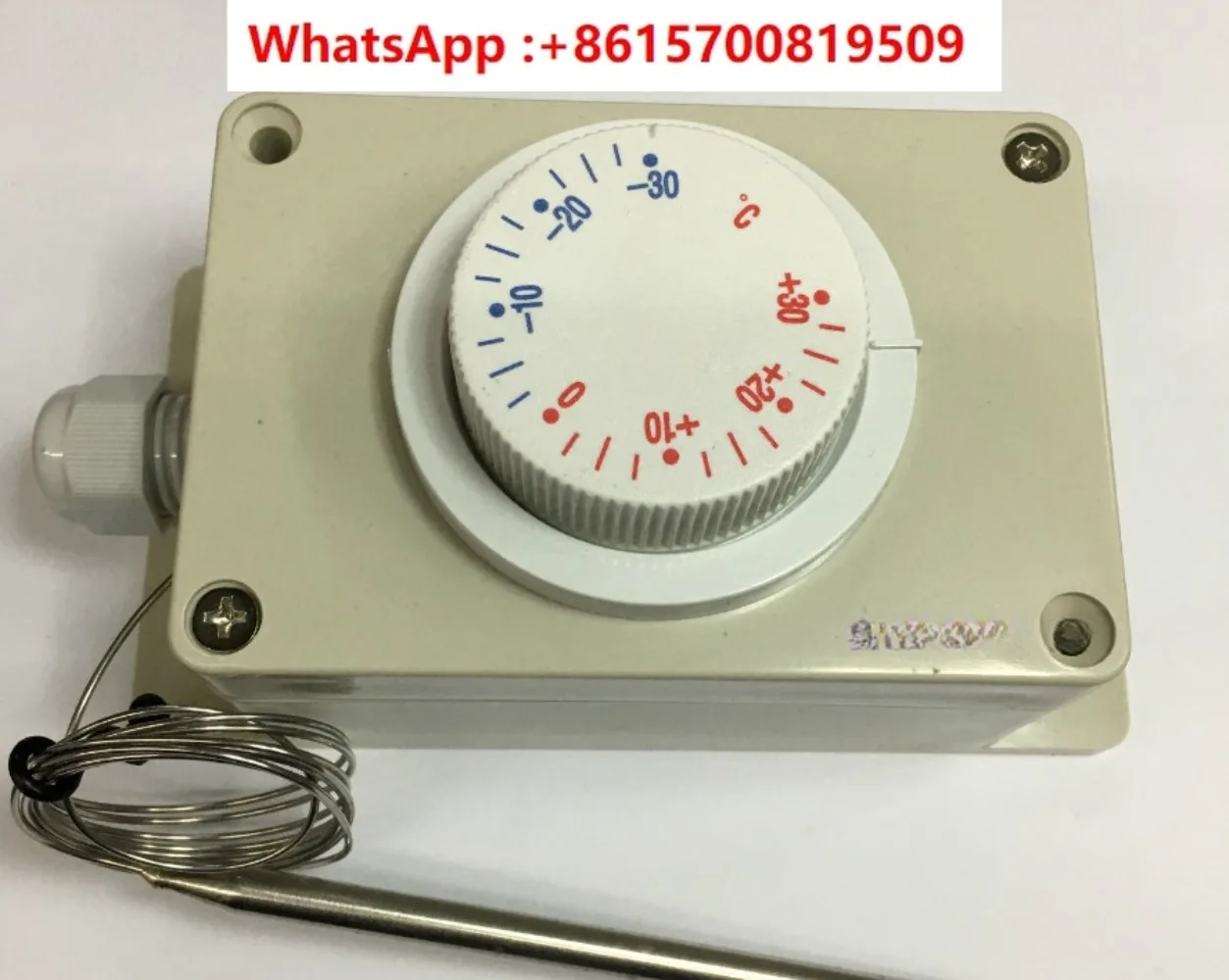 Knob temperature control switch TS-0-120SR thermostat adjustable controller with junction box