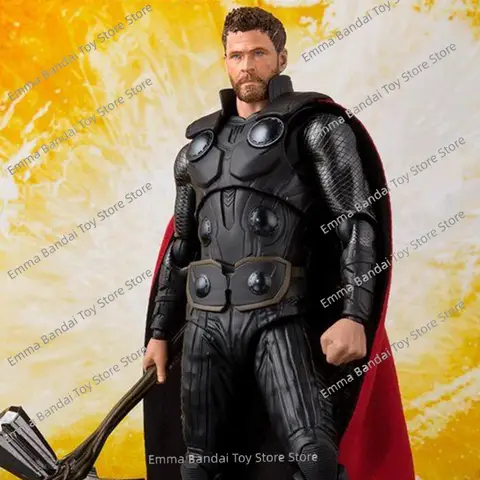 In Stockdomestically Produced Avengers 4 SHF Thor Action Figures Toy Ornaments