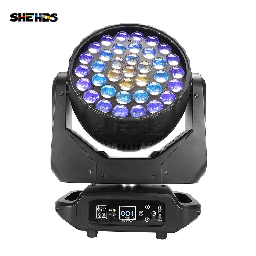 Imagem -02 - Shehds-moving Head Zoom Light para Disco Iluminação de Palco dj Led Comercial 37x15w 19x15w Rgbw