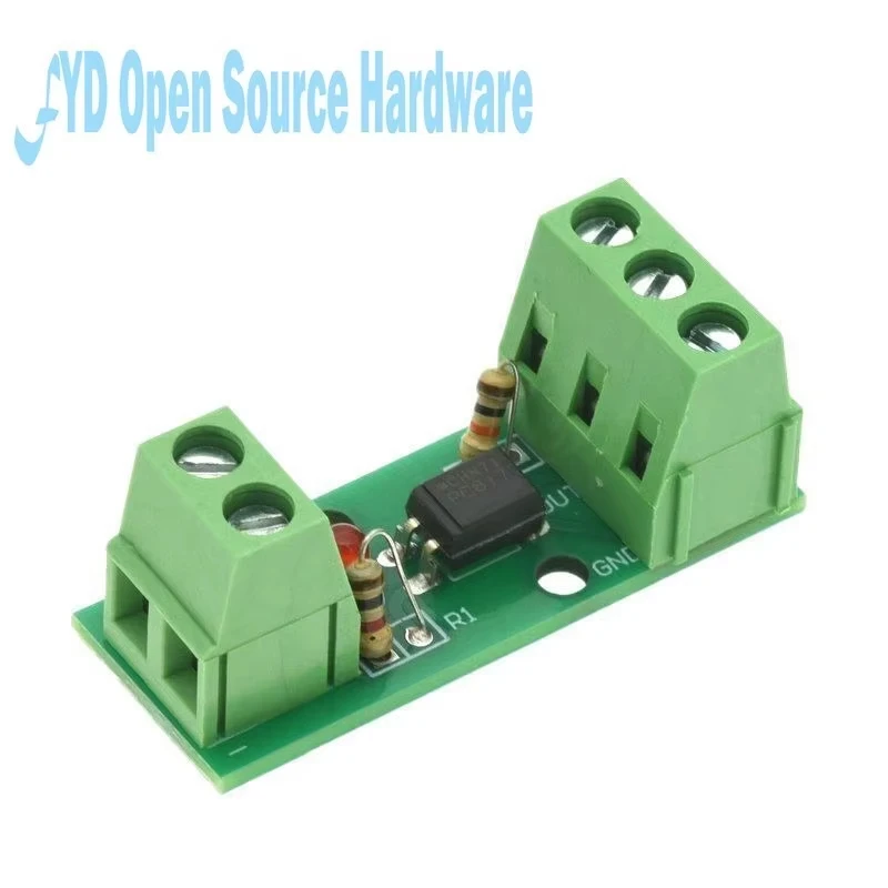 1 Channel Way Optocoupler Isolation Module PC817 EL817 3V-5V 12V 24V Photoelectric Isolator Rail Holder PLC Drive Motor Board