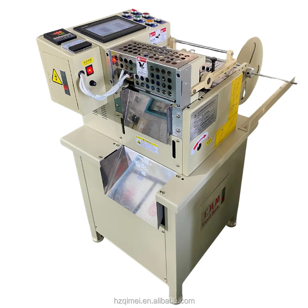 Automatic Electric Touchscreen Belt Ribbon Tape Webbing Fabric Cutting Machine Gear Core High Efficiency Chemical Apparel