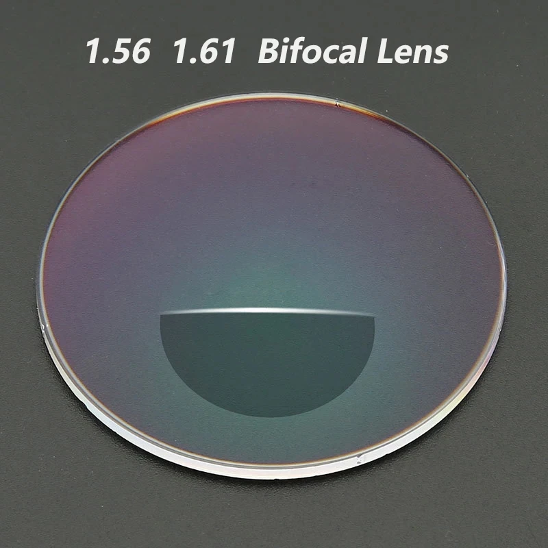 

1.56 1.61 Bifocal Lenses Look Far and Near No Blind Zone Bifocal Optical Prescription Lenses HMC EMI Photochromic Lenses