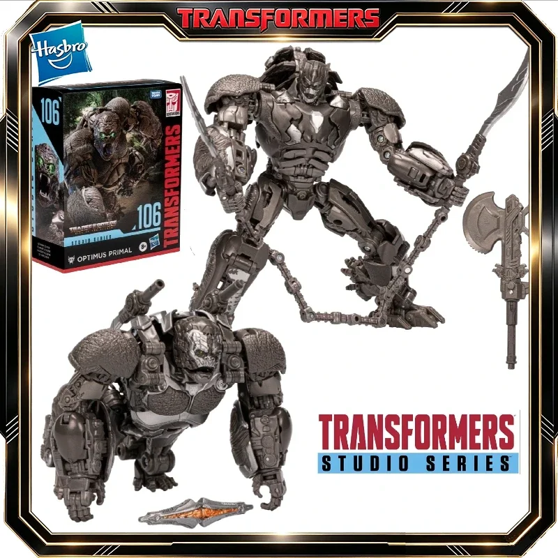In-Stock Hasbro Classic Transformers Toy Studio Series Leader Class SS-106 Optimus Primal Action Toy Figures Collect Hobbie Gift