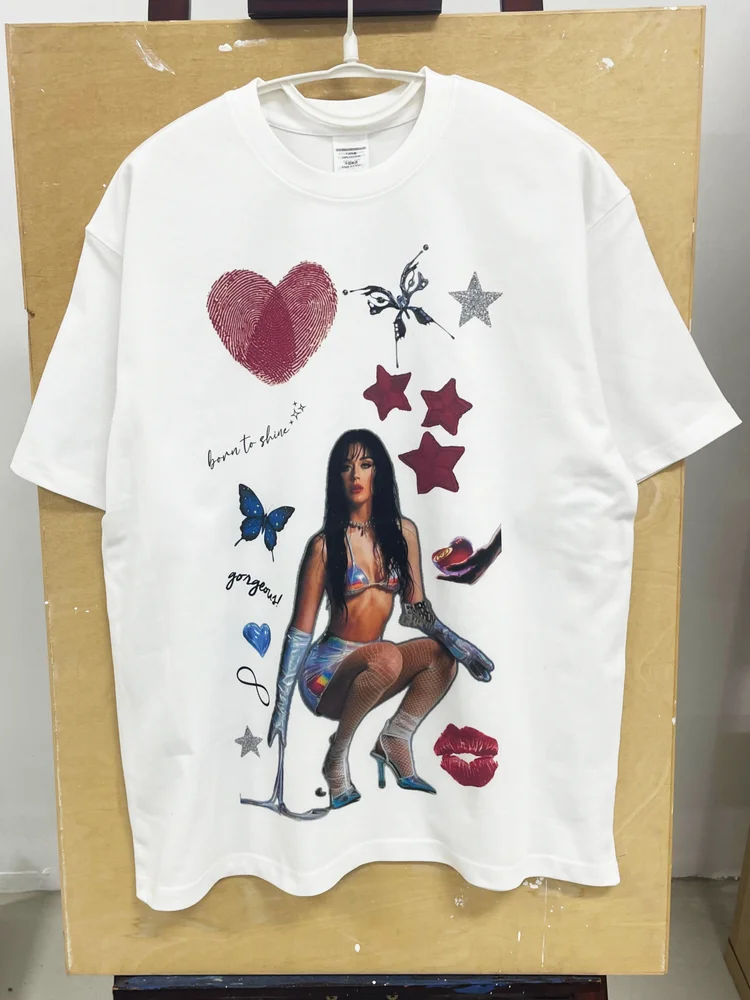 

Fruit Elder Sister KATY PERRY Концертный тур вокруг свободной хлопковой футболки с короткими рукавами для мужчин и женщин с принтом