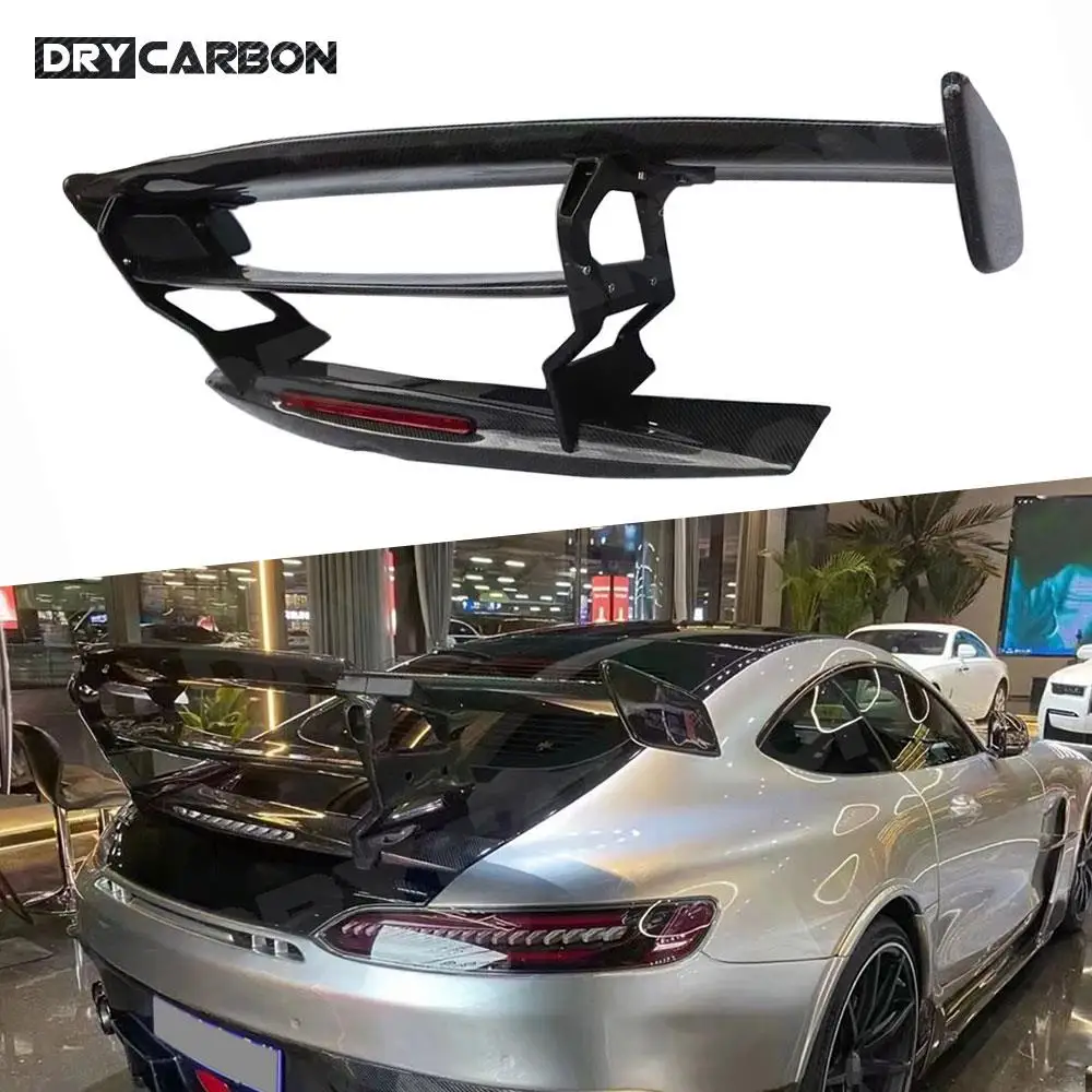 Carbon Fiber Rear Spoiler Wing Tail Wing Lip for Mercedes Benz AMG GT GTS Coupe 2015 - 2022 Duckbill Rear Trunk Wing Spoiler