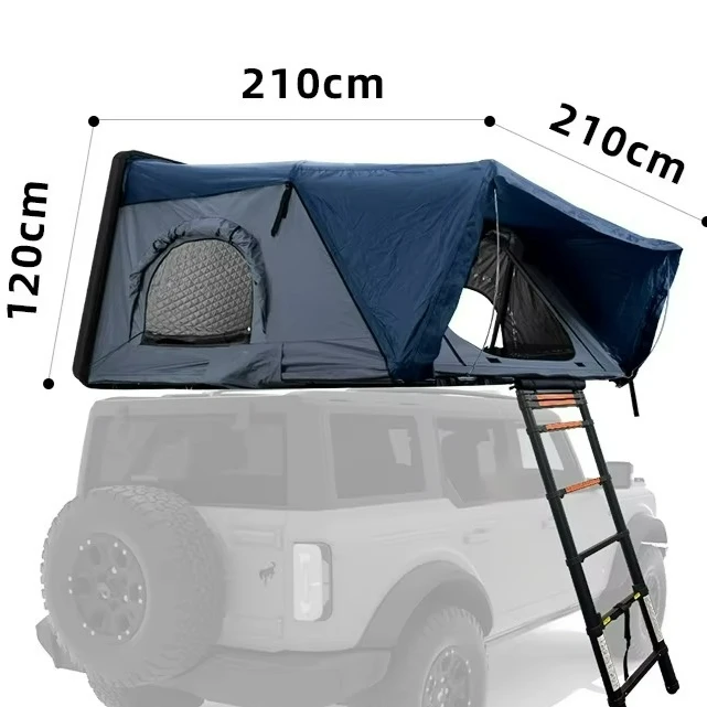 

Автоматическая палатка на крышу из алюминиевого сплава для внедорожников и автомобилей, для автопутешествий, жесткий корпус, внешние аксессуары, хит продаж