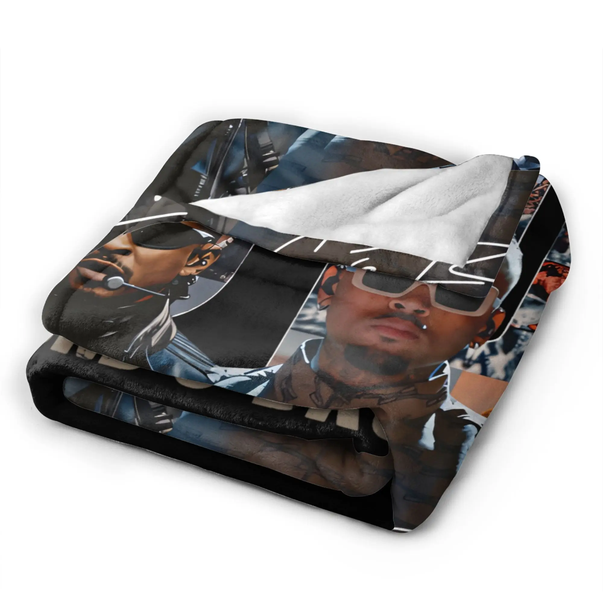 Chris Brown And Usher The Rb Tour Blankets Super Soft Plush Throw Blanket For Kids Adult Couch Chair Sofa Bed Cover