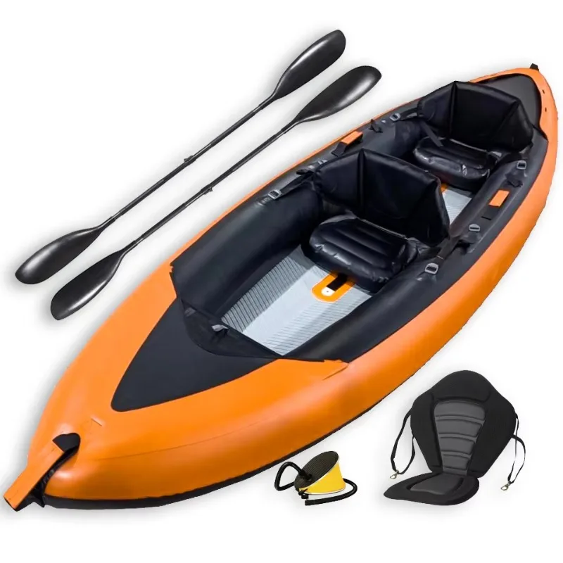 PVC fishing inflatable kayak PVC kayak 2 people