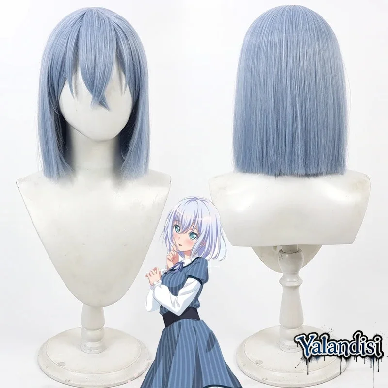 Yalandisi& Anime BanG Dream Mahiro Kurata Cos Cosplay Wig Halloween Carnival Party Props Synthetic Hair Heat Resistant Fiber