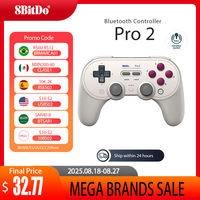 8BitDo New Pro 2 Bluetooth Gamepad with Hall Effect Joystick for Nintendo Switch, PC, macOS, Android, Steam Deck  Raspberry Pi