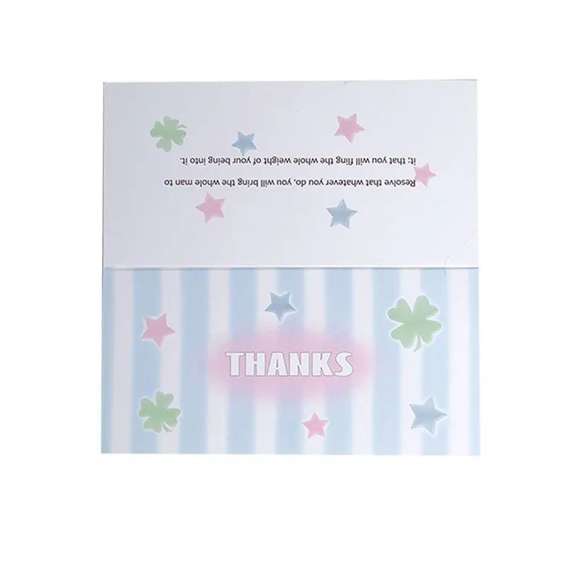 10 Pcs/Pack Cute Korean Style Packaging Card Head Idol Photo Card Package Supplies Gift Packaging Decoration Card Bow Butterfly