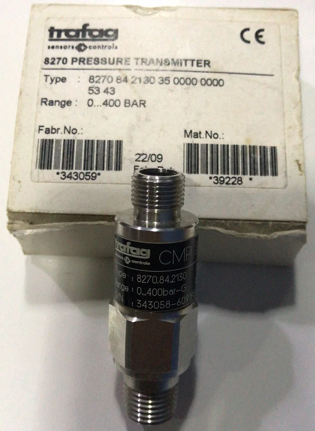 8270 842130 35 0000 000053 43 0-400bar Swiss Trafag Pressure Sensor