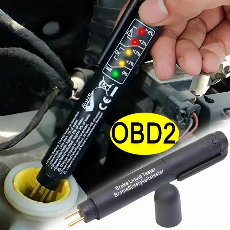 

Car OBD2 Brake Fluid Tester High Precision Portable Use Safety Quality Assurance Brake Oil Detector Test Pen Oil Test Pen Tool