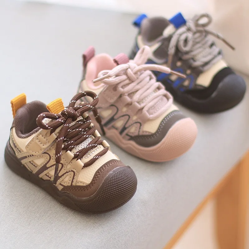 

Children Casual Shoes Toddler Sneakers Baby Walking Shoes Autumn Boys' Board Shoe Soft Sole Anti Slip Breathable Sports Shoes