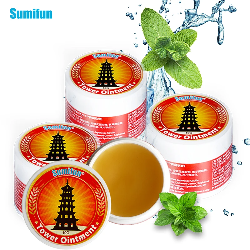 

3/5pcs Vietnam Gold Tower Balm Refreshing Ointment Headache Mosquito Bites Herbal Cooling Oil Migraine Headache Dizziness Care