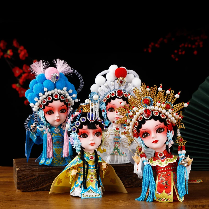 Beijing Opera Character Ornaments Opera Dolls Souvenirs Chinese Style Special Gifts