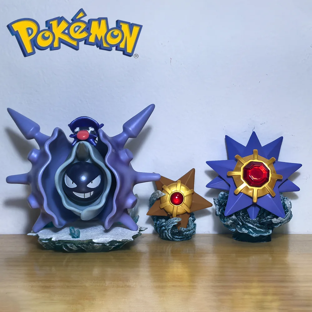 

1/20 Scale Model Zxz Anime Pokemon Figure #120 Staryu #121 Starmie Figure Cartoon Collect Model Cute Decor Toy Birthday Gift