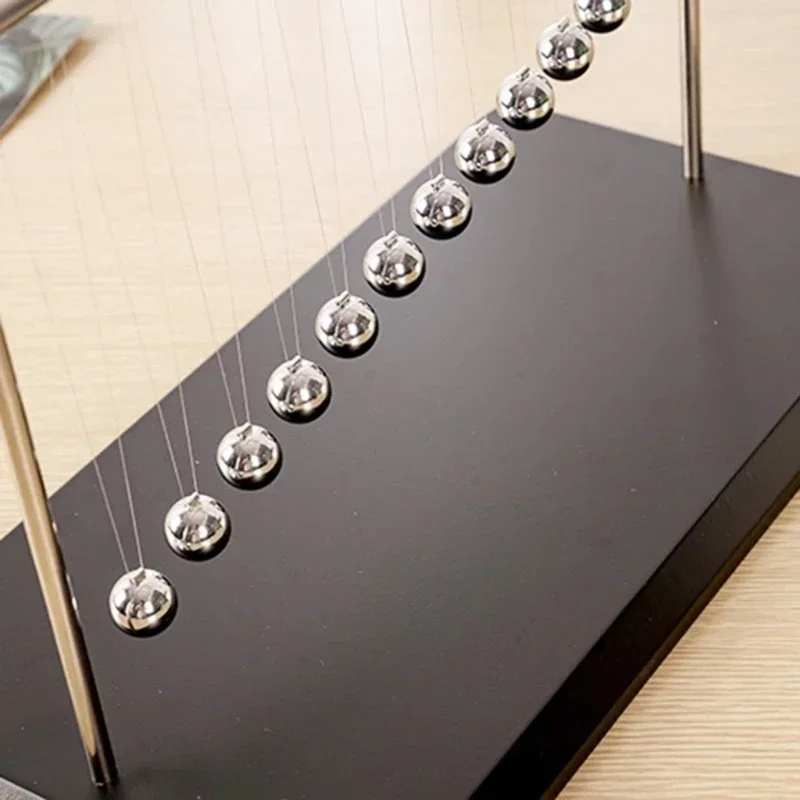 Serpentine Pendulum 12 Cradle Balance Balls Creative Incredible Waves Patterns Desktop Decoration Fun Science Learning
