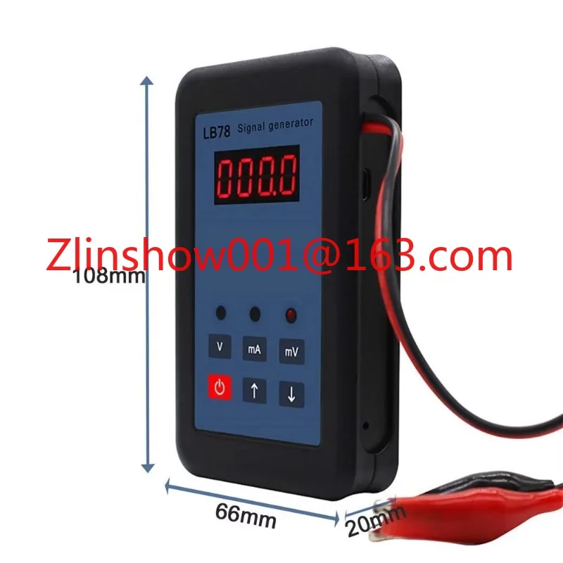 LB78 4-20mA /0-10V/mV generador de señal de voltaje de corriente fuente de señal calibrador probador de señal