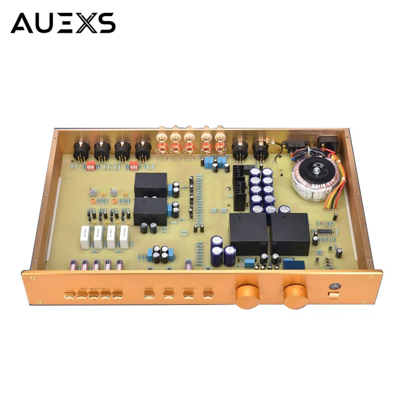 

AUEXS Replica FM255 Fully Balanced Preamplifier with Volume Adjustment High-end HIFI Preamplifier Audio