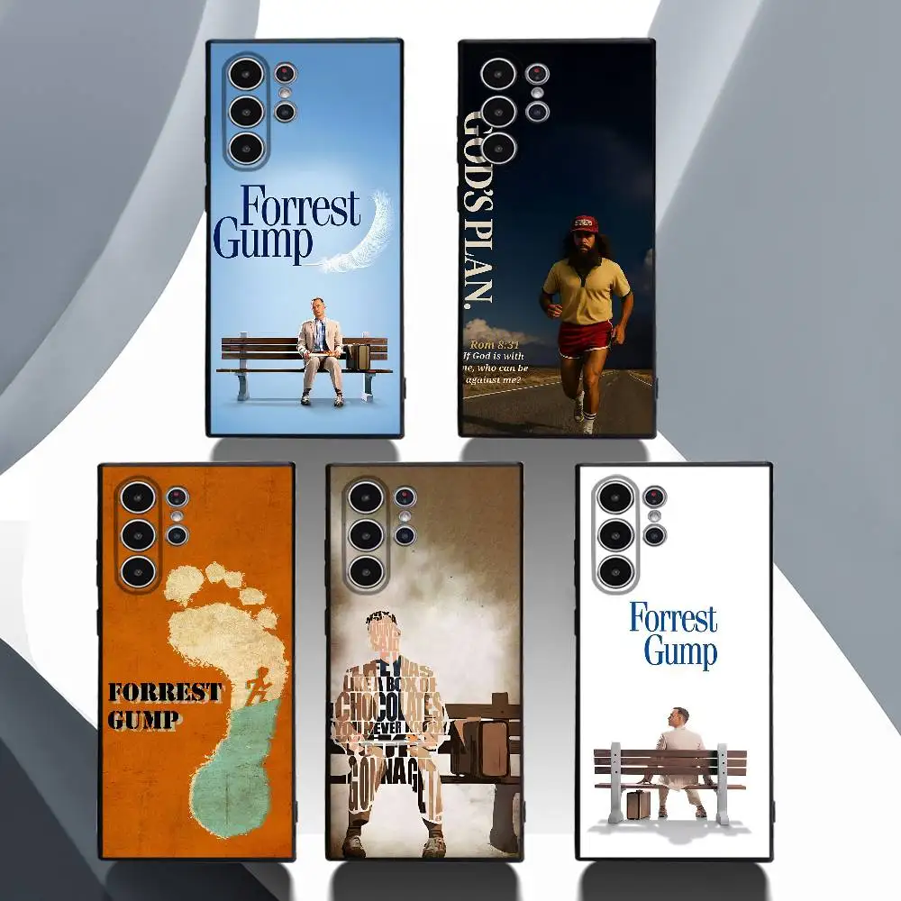 

Movie F-Forrest G-Gump Phone Case for Samsung Galaxy S25 S24 S23 S22 S21 S20 Ultra Plus Shockproof Frosted Soft Cover Funda