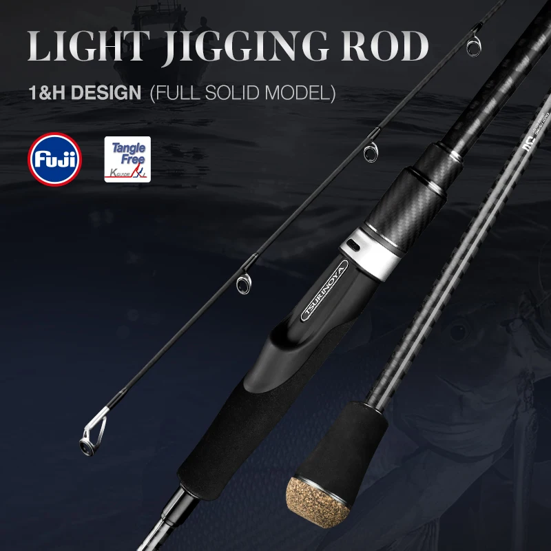 TSURINOYA 1.8m 1.95m Light Jigging Spinning Rod Max 200g SWORDSMAN 1 and H Section Ocean Boat Fishing Rod Seabass Cutlassfish