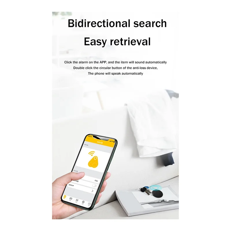 A25R-Mini GPS Tracker سماعة لاسلكية تعمل بالبلوتوث 5.0 جهاز مكافحة خسر الذكية محدد موقع الحيوانات الأليفة مفتاح المحفظة المقتفي مع حلقة رئيسية #3