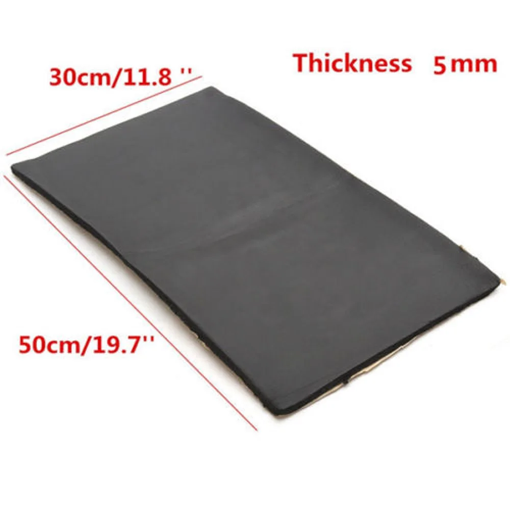 Car Soundproofing Deadening Mat, Espuma auto-adesiva, Isolador Térmico, Algodão, Auto Hood, Door Deadener, 30x50cm