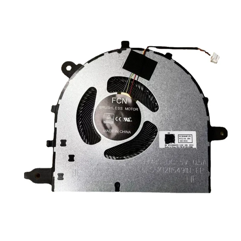 New Laptop CPU Cooler Cooling Fan For Lenovo Xiaoxin Ideapad 5-15ITL05 15 ITL 2022 FM8S 5F10S13906 Fan