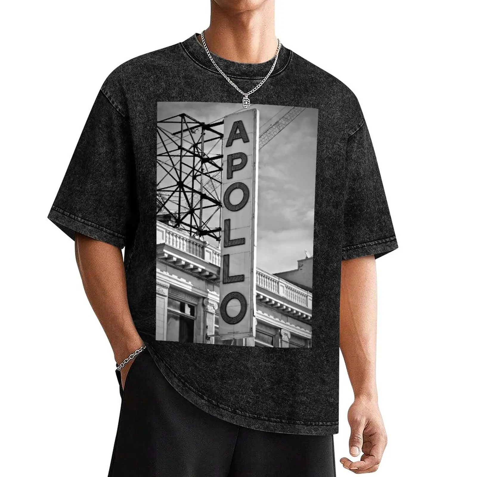 Apollo Theatre, Harlem, New York T-Shirt anime figures graphic tee shirt boys animal print mens funny t shirts