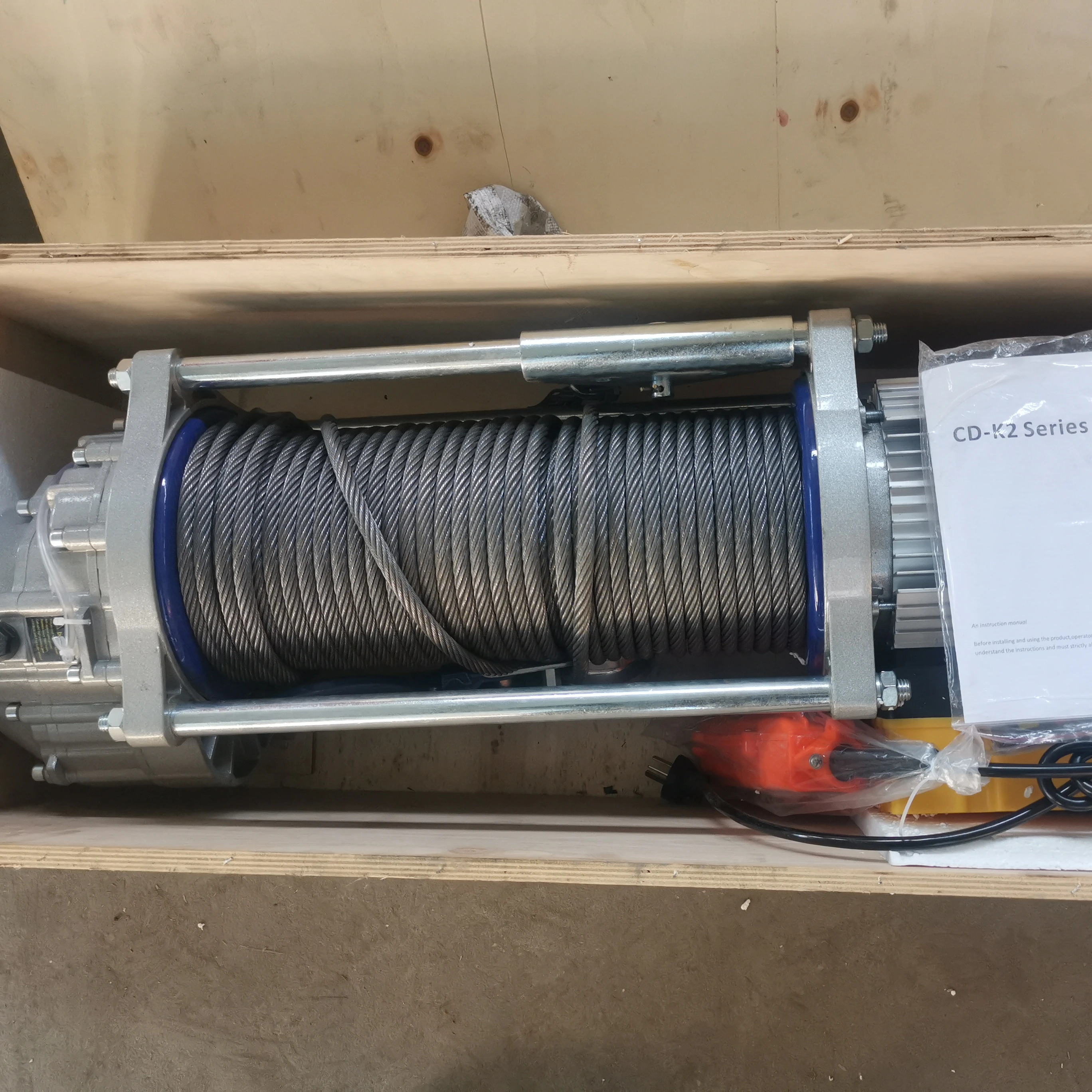 Super Quality 2500kg 220v*380v Heavy Duty Wire Rope Electric Hoist With Wireless Remote Control