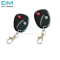 Wireless 315MHz 433MHz RF Remote Control Key Garage Gate Door Transmitter DC 12V 27A Fixed Code Controller