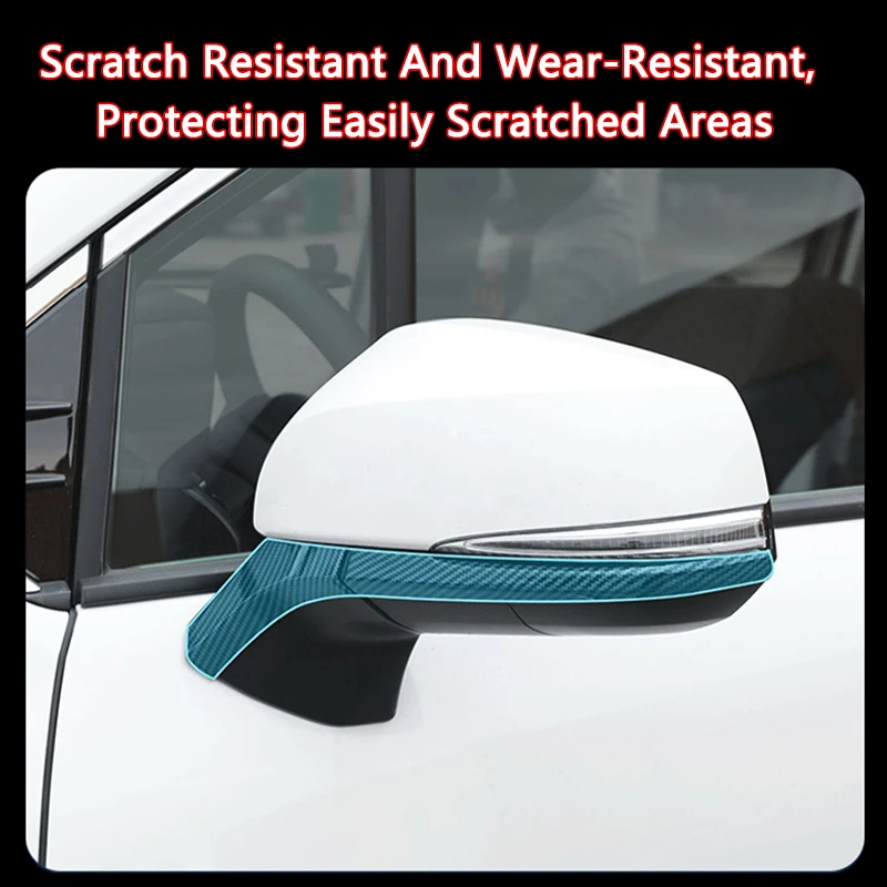

Stainless Steel Car Rear View Mirror Anti-scratch Strip Rearview Mirror Trim Fits For Toyota Sienna Granvia Exterior Accessories