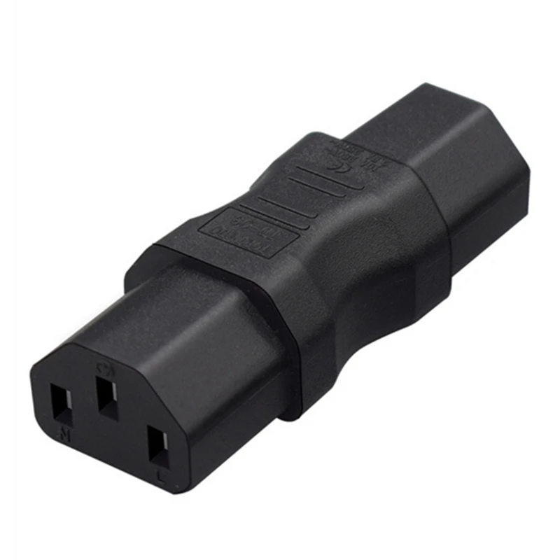 DX62 Double iec320 C13 Power Extension Connector Female to Female C13 to C13 Adapter