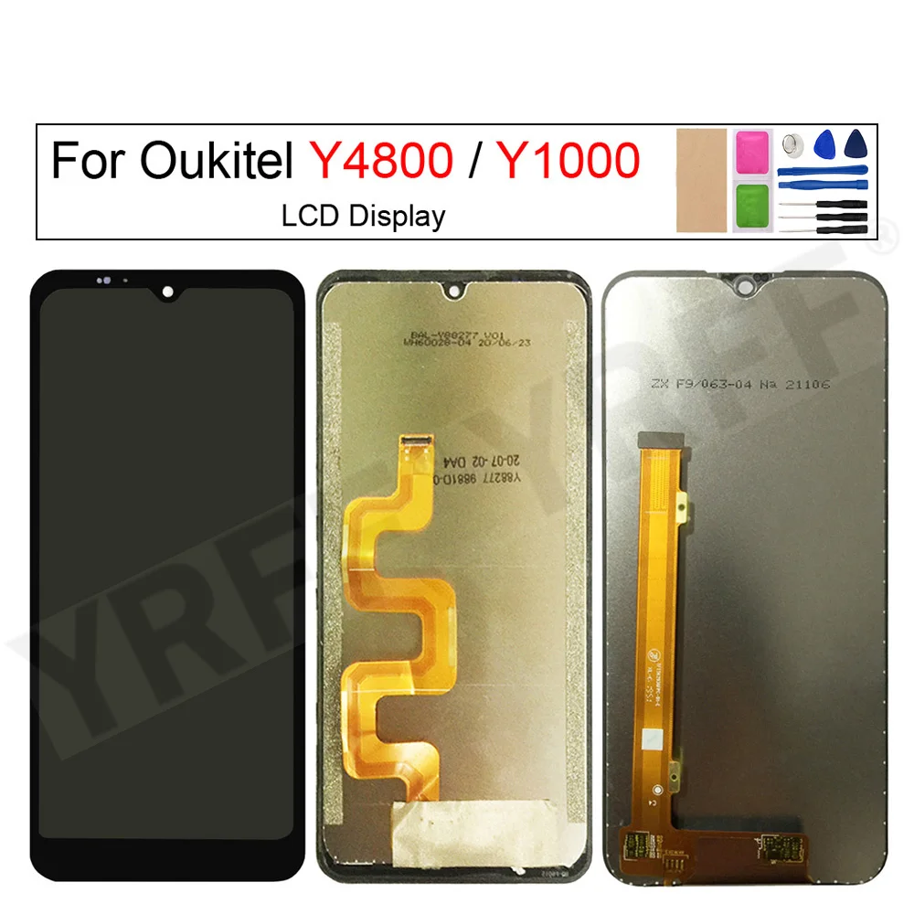 

LCD Display Touch Screen Digitizer Assembly,For Oukitel Y4800,Y1000,Phone Screen Repair Parts,100% Tested