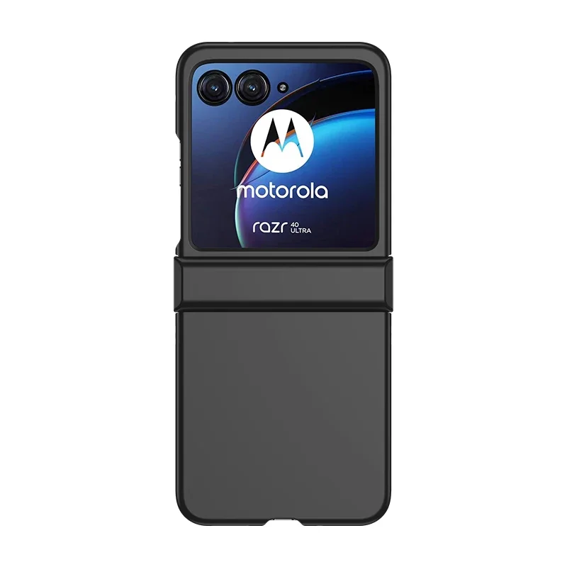 Skin Feel Case for Motorola Razr 40 50 Moto Razr40 Razr50 Ultra 5G Solid Color 3-piece Hinge Set Protection Anti-Scratch Cover