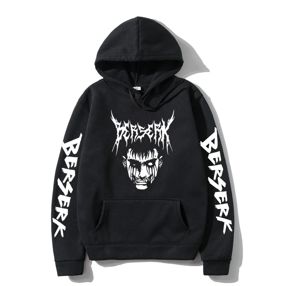 

2023 Japan Anime B-Berserks Guts Hoodie Japanese Sweatshirts Graphic Anime Hoodie Hip Hop Anime Eyes Hoodies Tops Clothes Coats