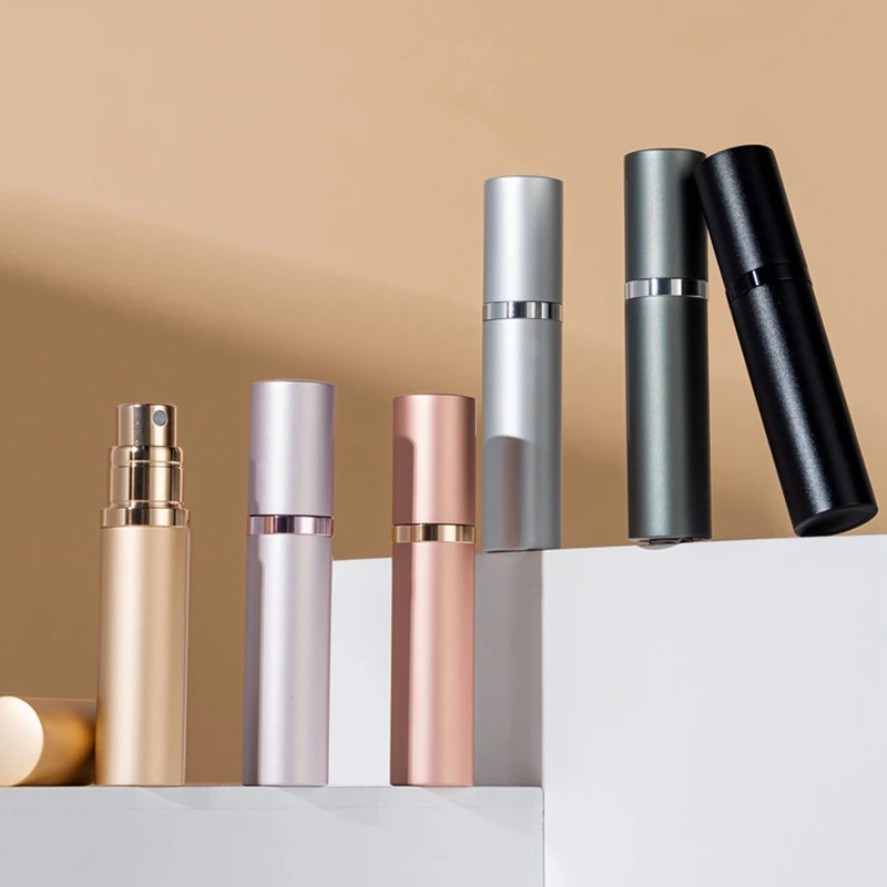 3 قطعة 5 مللي رذاذ عطر ألومنيوم عينة صغيرة فارغة زجاجات عطر المحمولة حاوية سائلة زجاجة إكسسوارات السفر المنزلية