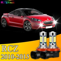 2pcs Front Fog Light Accessories 81LED Bulb Lamp For Peugeot RCZ 2010-2015 2011 2012 2013 2014