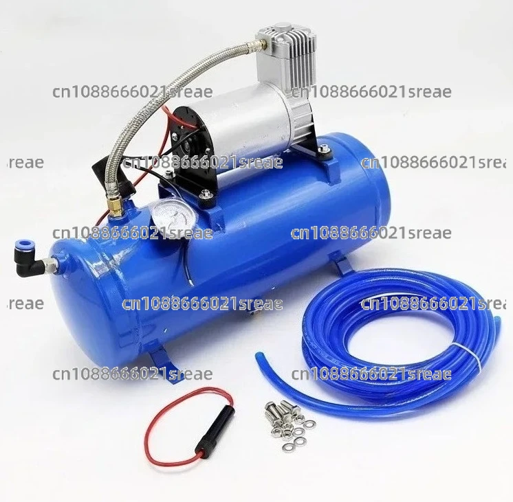 

12V/24V Onboard Air Compressor System, Inflator Air Compressor with 6L Tank, Air Horn Kit For Train Horns
